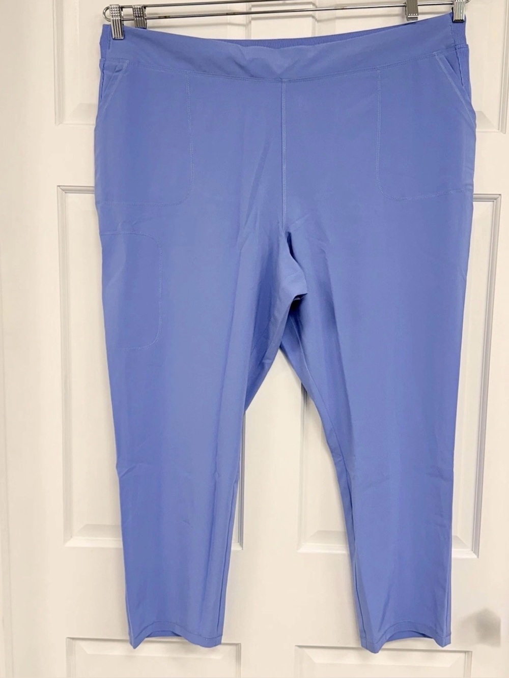 NWT Cherokee Certainty Anti- Microbial Scrub Pants 3X Ciel Blue  Nurse Scrubs